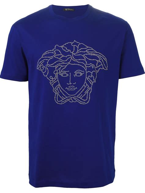 versace medusa tee shirt|Men's Designer Polos & Luxury T.